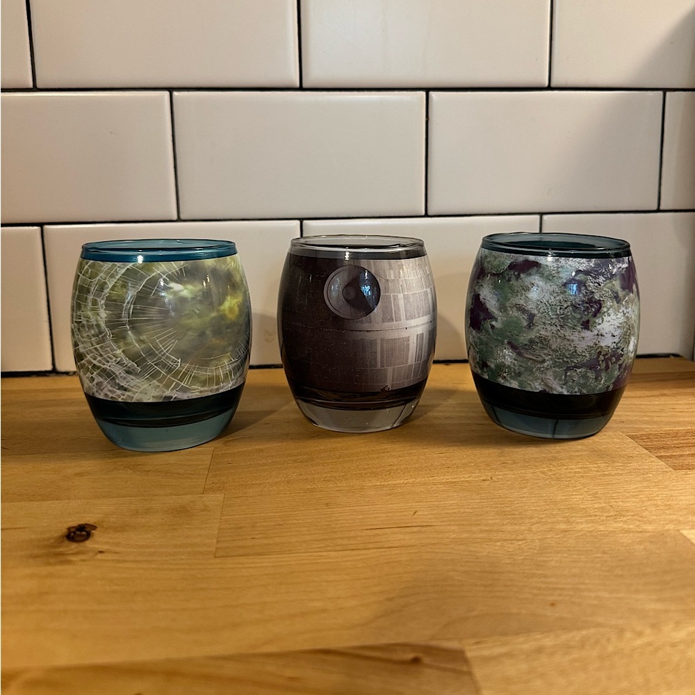 Star Wars Themed Drinkware Set - Blue, Black, Green